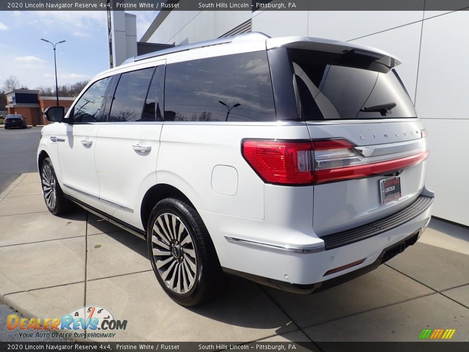 2020 Lincoln Navigator Reserve 4x4 Pristine White / Russet Photo #3