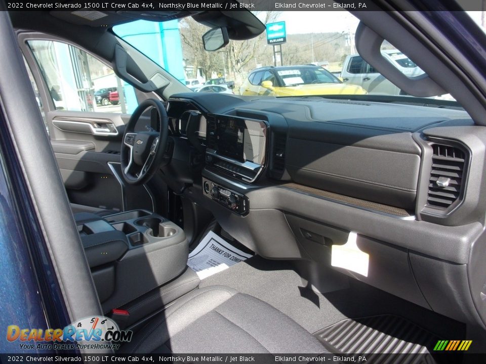2022 Chevrolet Silverado 1500 LT Crew Cab 4x4 Northsky Blue Metallic / Jet Black Photo #19