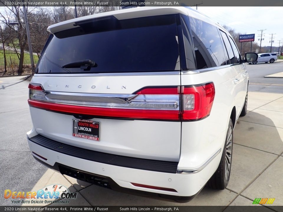 2020 Lincoln Navigator Reserve 4x4 Pristine White / Russet Photo #6