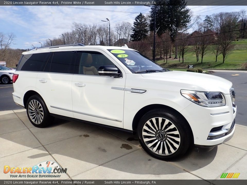 2020 Lincoln Navigator Reserve 4x4 Pristine White / Russet Photo #7