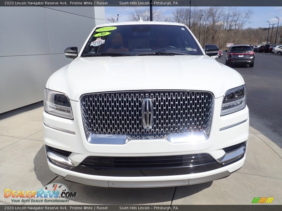 2020 Lincoln Navigator Reserve 4x4 Pristine White / Russet Photo #9