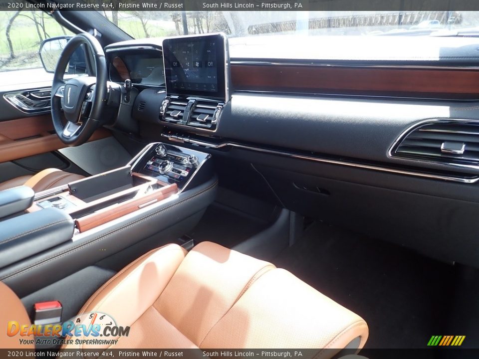 2020 Lincoln Navigator Reserve 4x4 Pristine White / Russet Photo #12