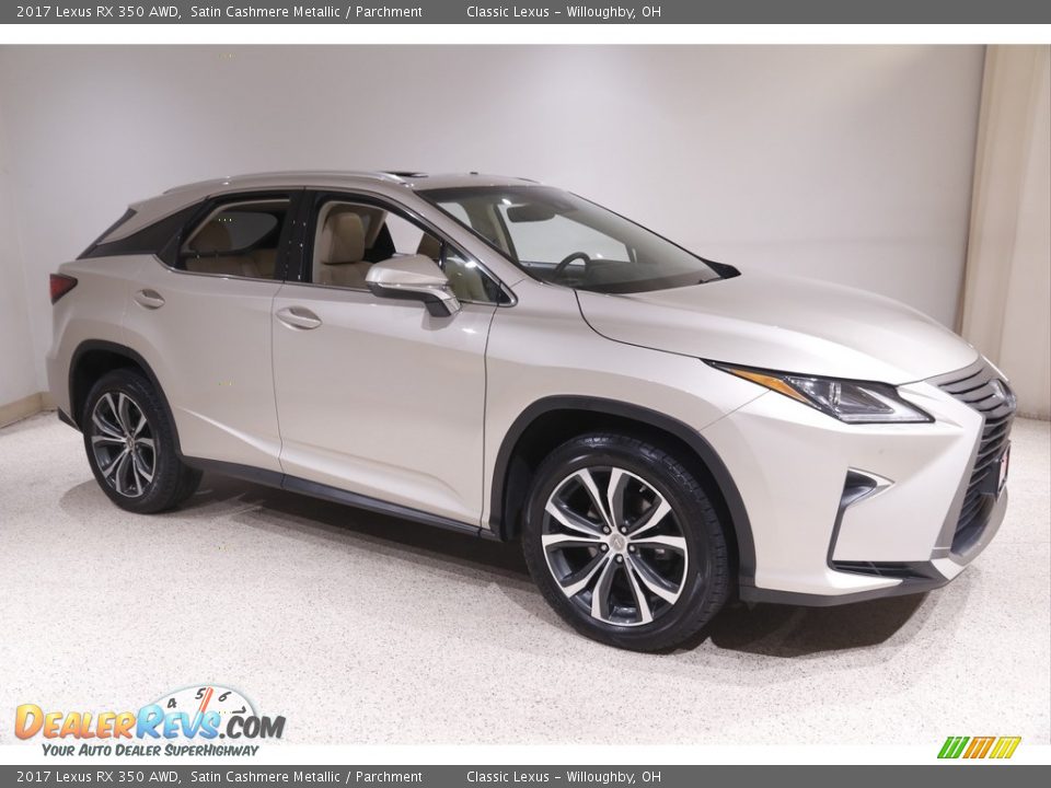 2017 Lexus RX 350 AWD Satin Cashmere Metallic / Parchment Photo #1