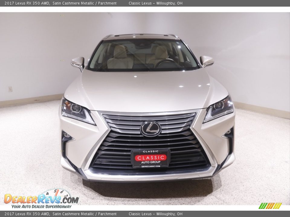 2017 Lexus RX 350 AWD Satin Cashmere Metallic / Parchment Photo #2