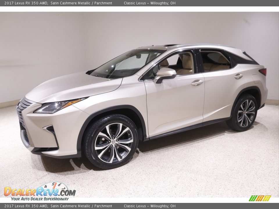 2017 Lexus RX 350 AWD Satin Cashmere Metallic / Parchment Photo #3