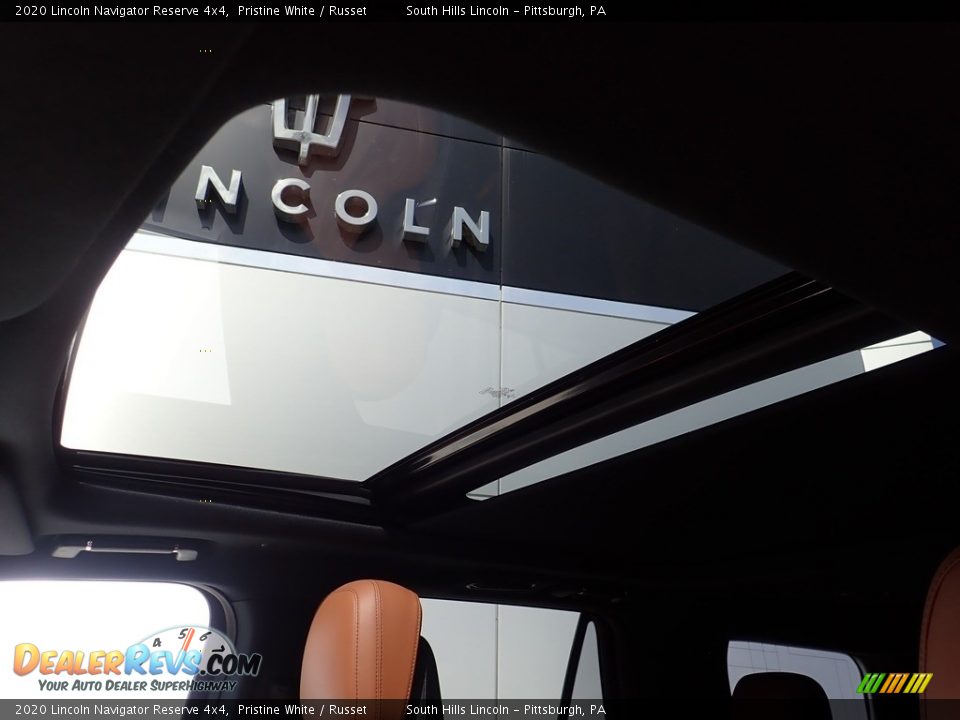 2020 Lincoln Navigator Reserve 4x4 Pristine White / Russet Photo #20