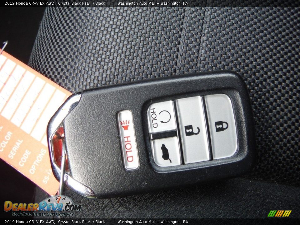 2019 Honda CR-V EX AWD Crystal Black Pearl / Black Photo #28