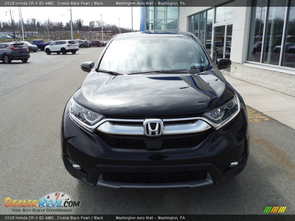 2018 Honda CR-V EX AWD Crystal Black Pearl / Black Photo #4