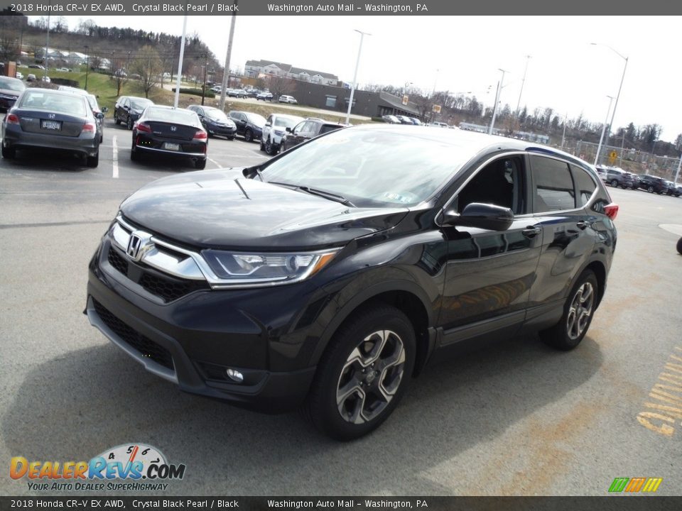 2018 Honda CR-V EX AWD Crystal Black Pearl / Black Photo #5