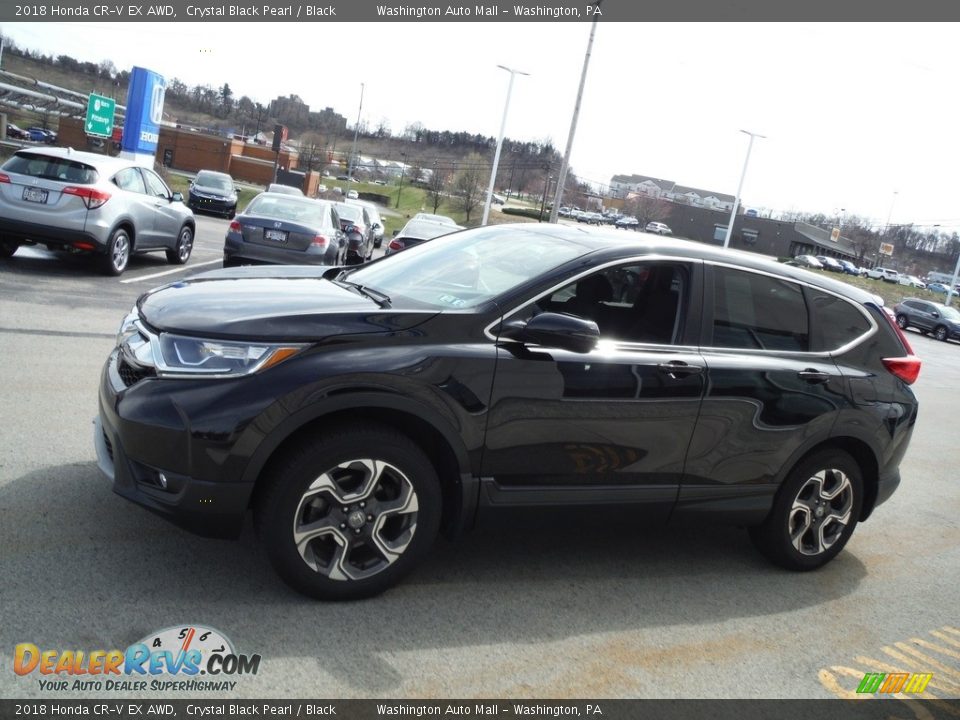 2018 Honda CR-V EX AWD Crystal Black Pearl / Black Photo #6