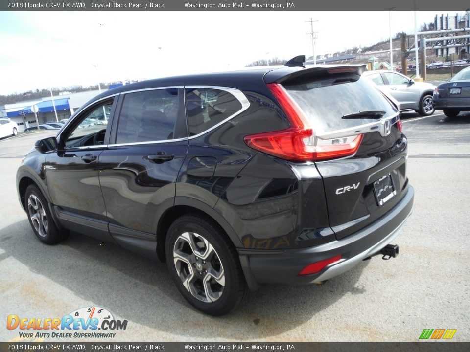 2018 Honda CR-V EX AWD Crystal Black Pearl / Black Photo #7