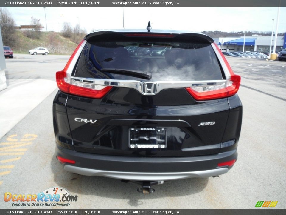 2018 Honda CR-V EX AWD Crystal Black Pearl / Black Photo #8
