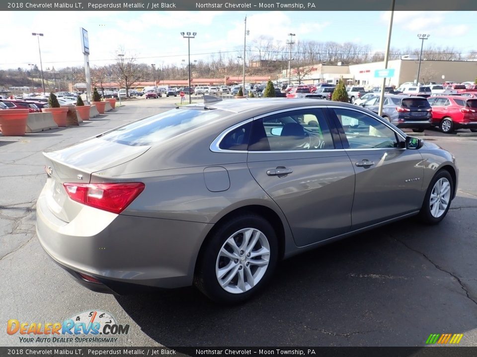 2018 Chevrolet Malibu LT Pepperdust Metallic / Jet Black Photo #9