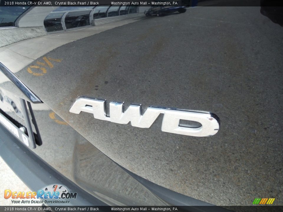 2018 Honda CR-V EX AWD Crystal Black Pearl / Black Photo #11