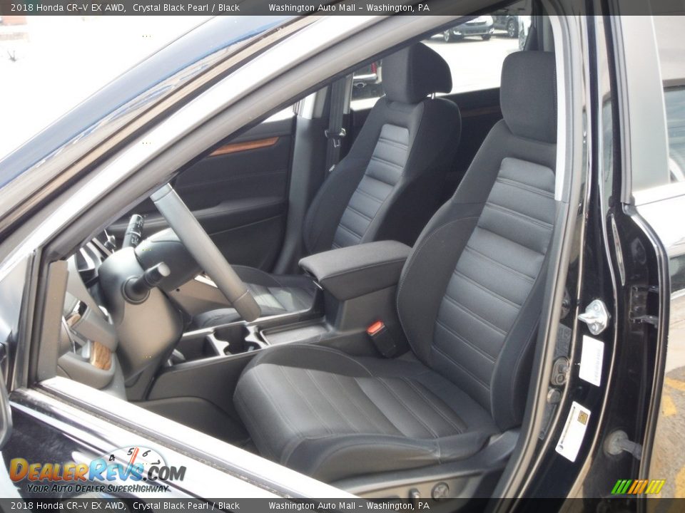 2018 Honda CR-V EX AWD Crystal Black Pearl / Black Photo #14