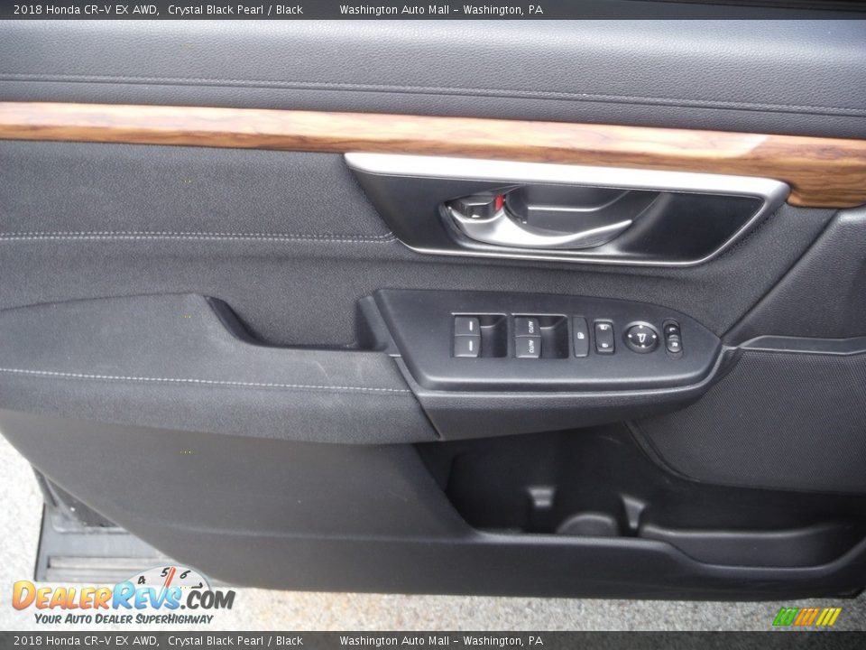 2018 Honda CR-V EX AWD Crystal Black Pearl / Black Photo #16