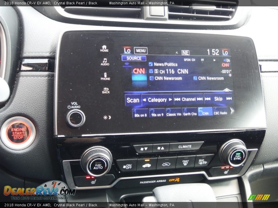 2018 Honda CR-V EX AWD Crystal Black Pearl / Black Photo #19