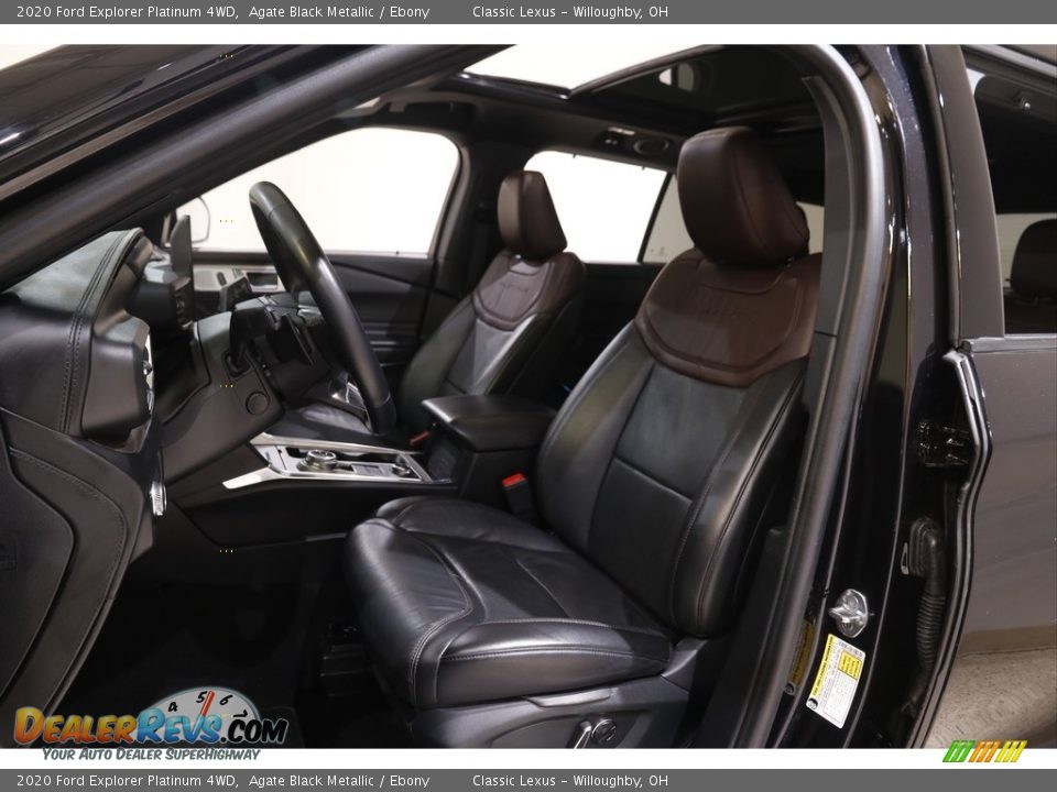 Front Seat of 2020 Ford Explorer Platinum 4WD Photo #5