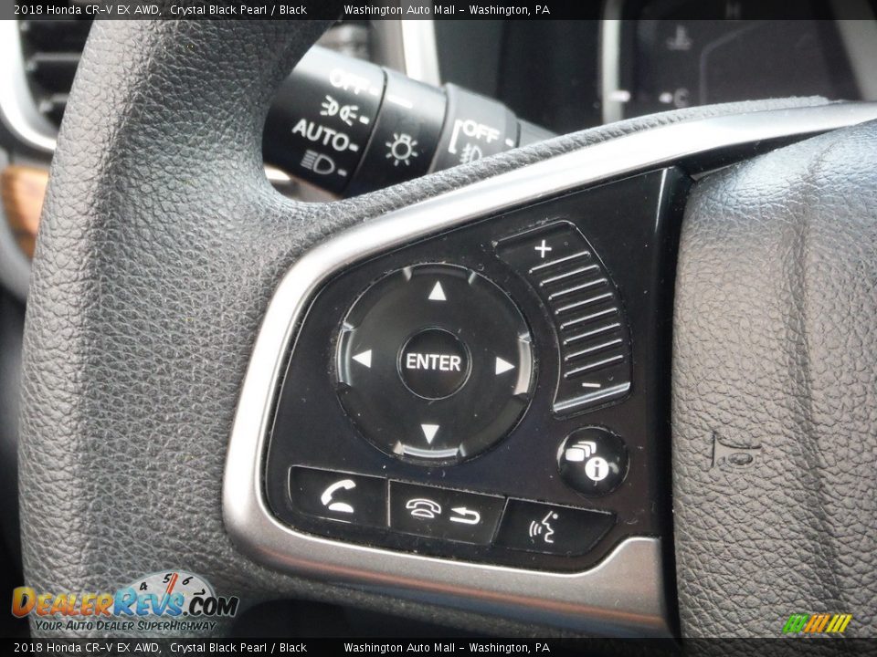 2018 Honda CR-V EX AWD Crystal Black Pearl / Black Photo #22