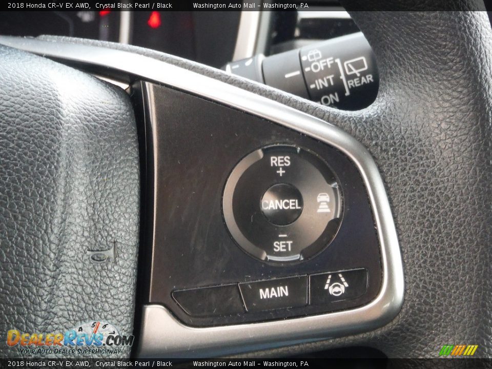 2018 Honda CR-V EX AWD Crystal Black Pearl / Black Photo #23