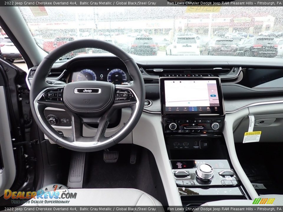 Global Black/Steel Gray Interior - 2022 Jeep Grand Cherokee Overland 4x4 Photo #13