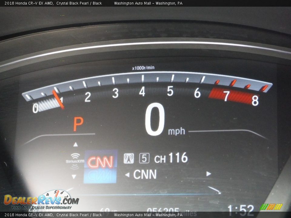 2018 Honda CR-V EX AWD Crystal Black Pearl / Black Photo #31