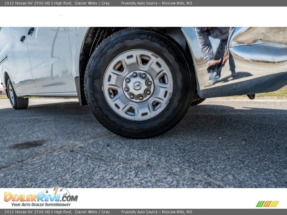 2013 Nissan NV 2500 HD S High Roof Glacier White / Gray Photo #2