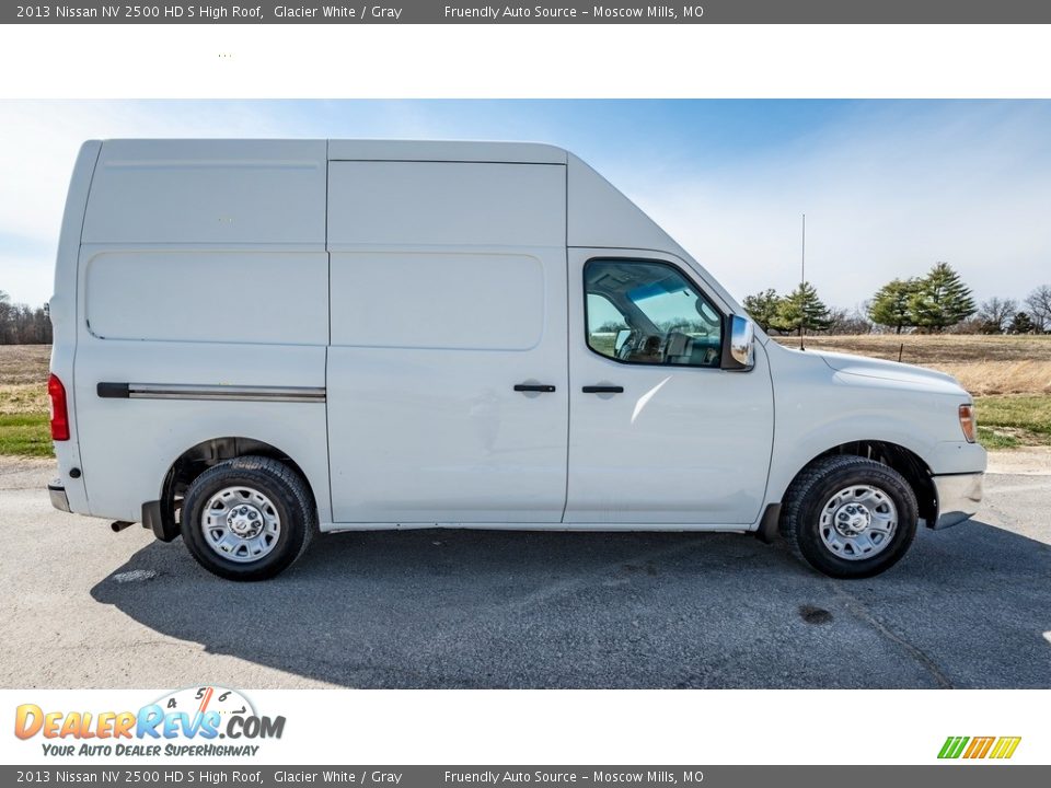 2013 Nissan NV 2500 HD S High Roof Glacier White / Gray Photo #3