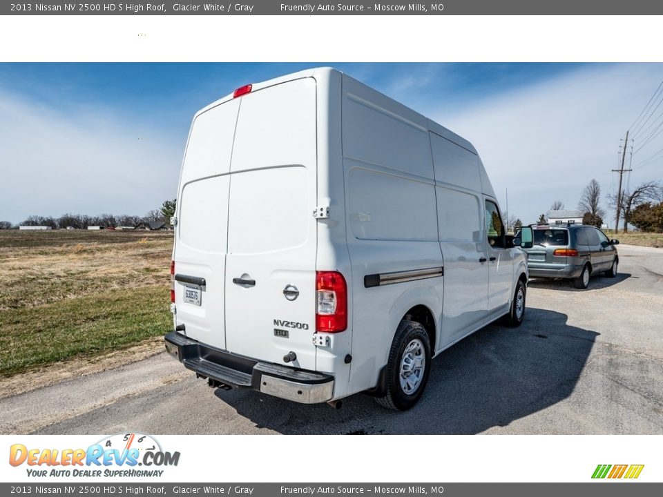 2013 Nissan NV 2500 HD S High Roof Glacier White / Gray Photo #4