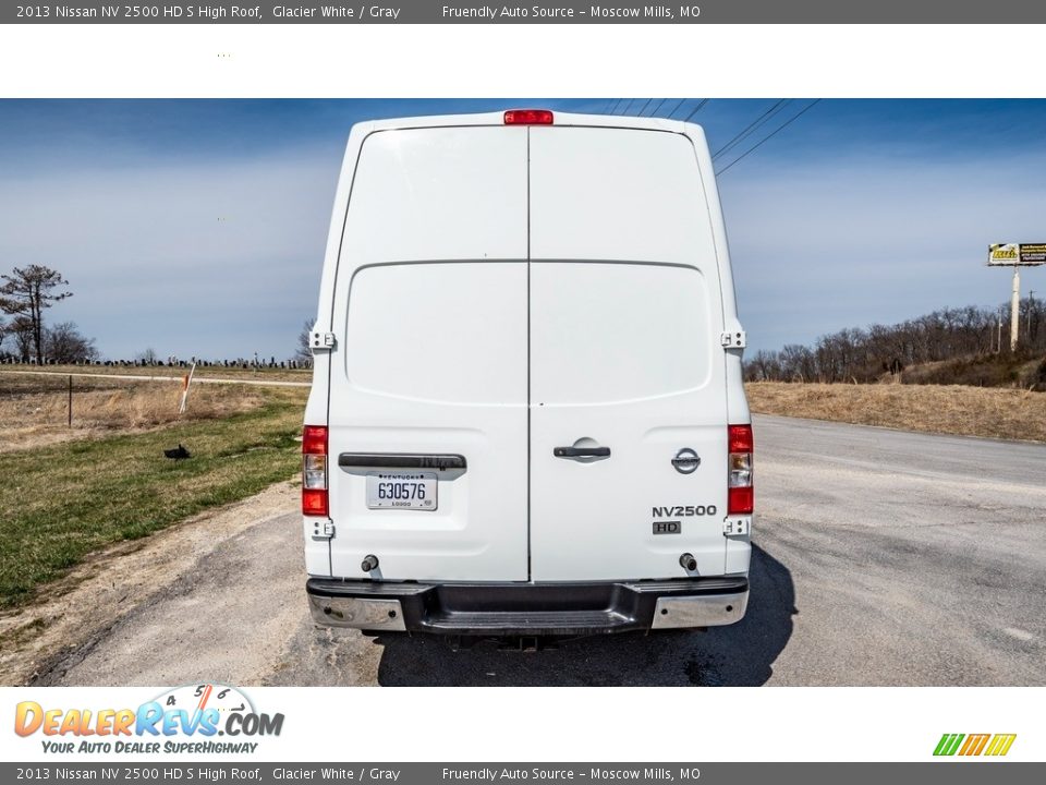 2013 Nissan NV 2500 HD S High Roof Glacier White / Gray Photo #5