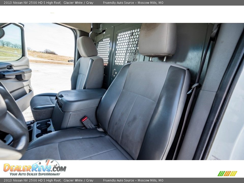 2013 Nissan NV 2500 HD S High Roof Glacier White / Gray Photo #17