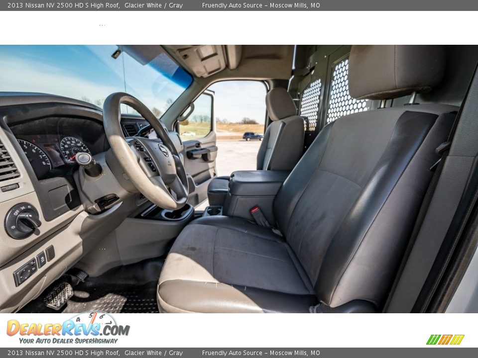 2013 Nissan NV 2500 HD S High Roof Glacier White / Gray Photo #18