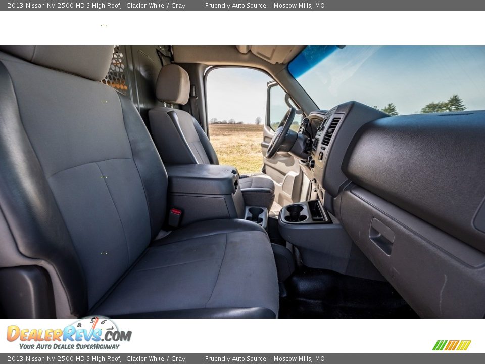 2013 Nissan NV 2500 HD S High Roof Glacier White / Gray Photo #23