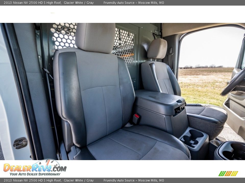 2013 Nissan NV 2500 HD S High Roof Glacier White / Gray Photo #24