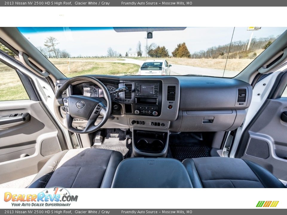 2013 Nissan NV 2500 HD S High Roof Glacier White / Gray Photo #25