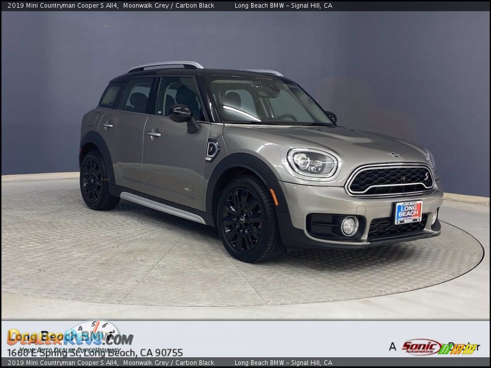 2019 Mini Countryman Cooper S All4 Moonwalk Grey / Carbon Black Photo #1