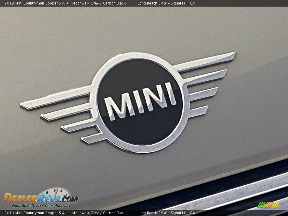 2019 Mini Countryman Cooper S All4 Moonwalk Grey / Carbon Black Photo #7