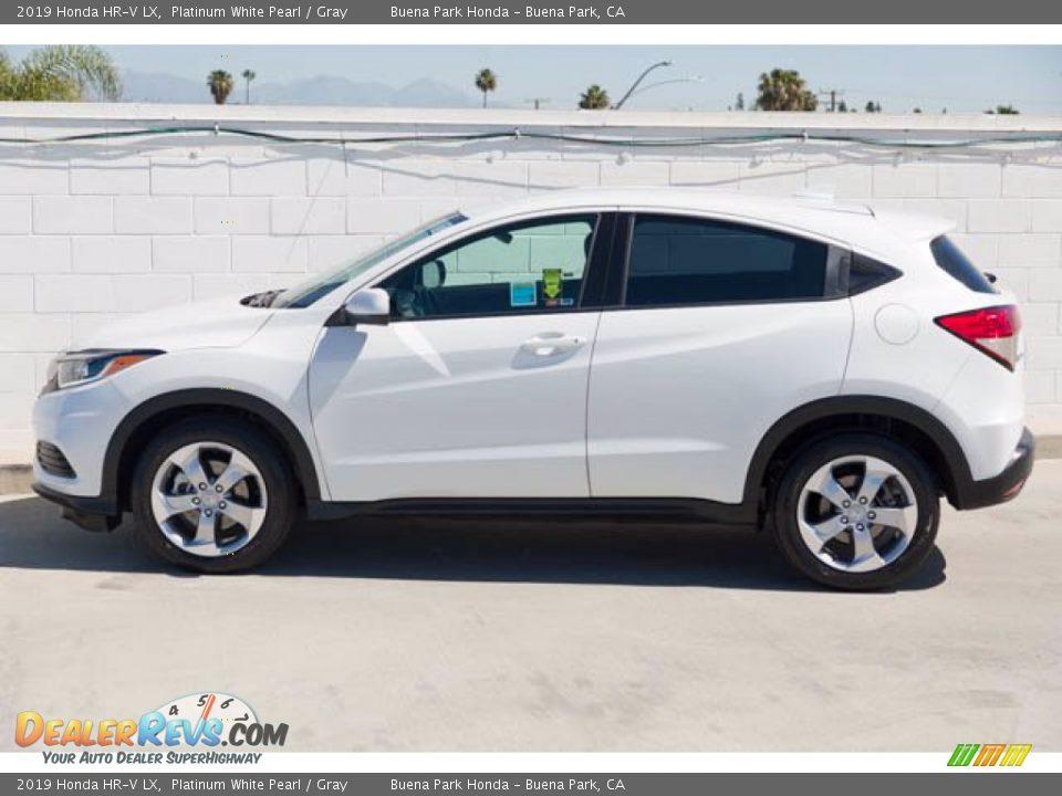 2019 Honda HR-V LX Platinum White Pearl / Gray Photo #10