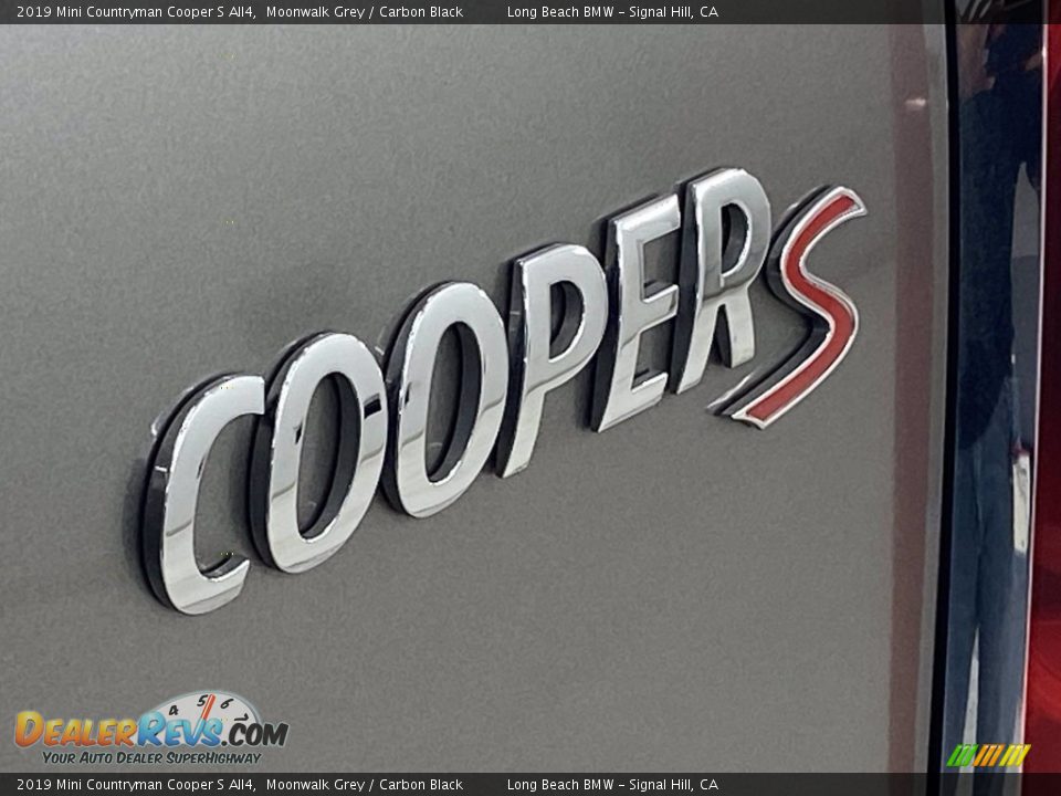 2019 Mini Countryman Cooper S All4 Moonwalk Grey / Carbon Black Photo #10