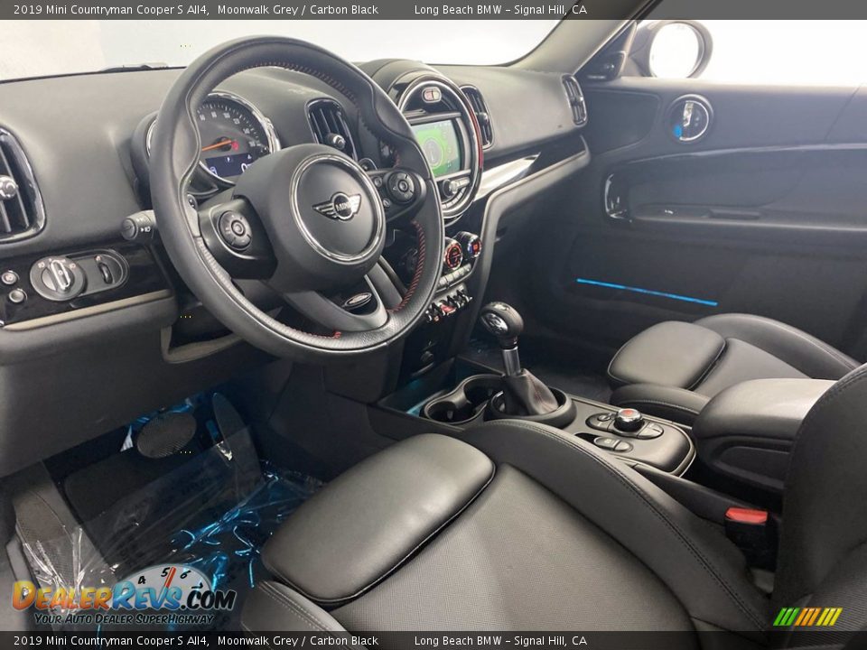 2019 Mini Countryman Cooper S All4 Moonwalk Grey / Carbon Black Photo #16