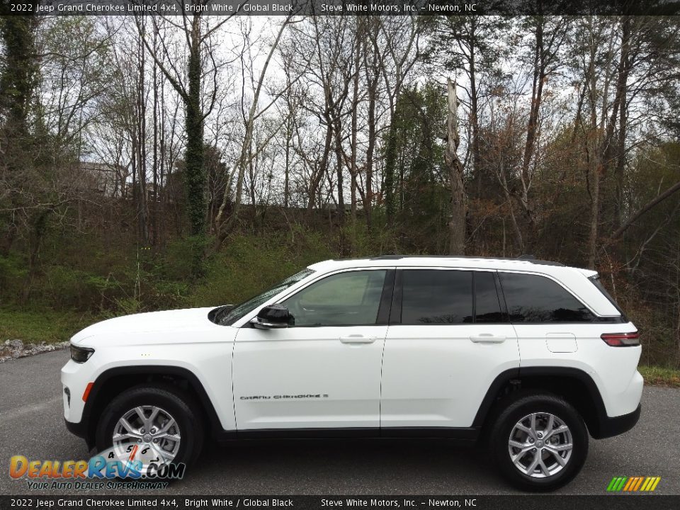 Bright White 2022 Jeep Grand Cherokee Limited 4x4 Photo #1