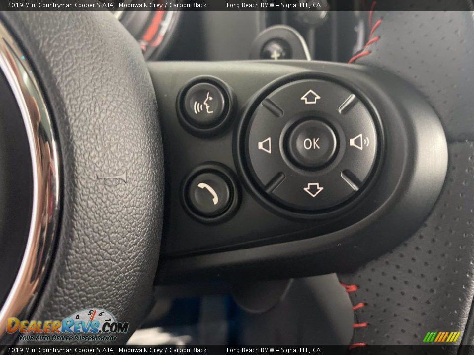 2019 Mini Countryman Cooper S All4 Moonwalk Grey / Carbon Black Photo #20