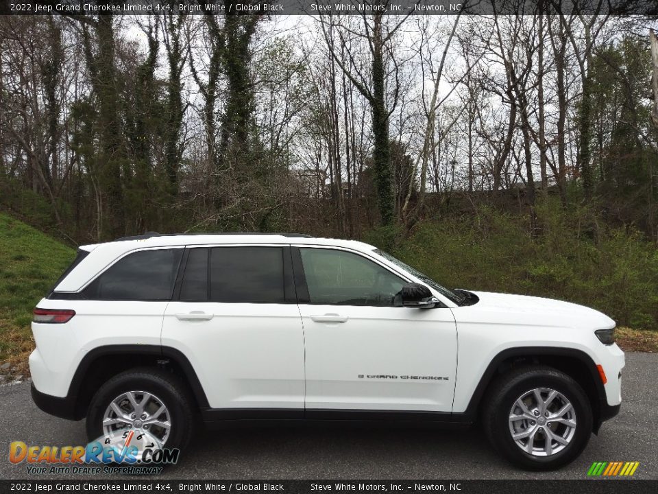 Bright White 2022 Jeep Grand Cherokee Limited 4x4 Photo #5