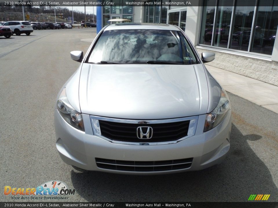 2010 Honda Accord EX-L Sedan Alabaster Silver Metallic / Gray Photo #5