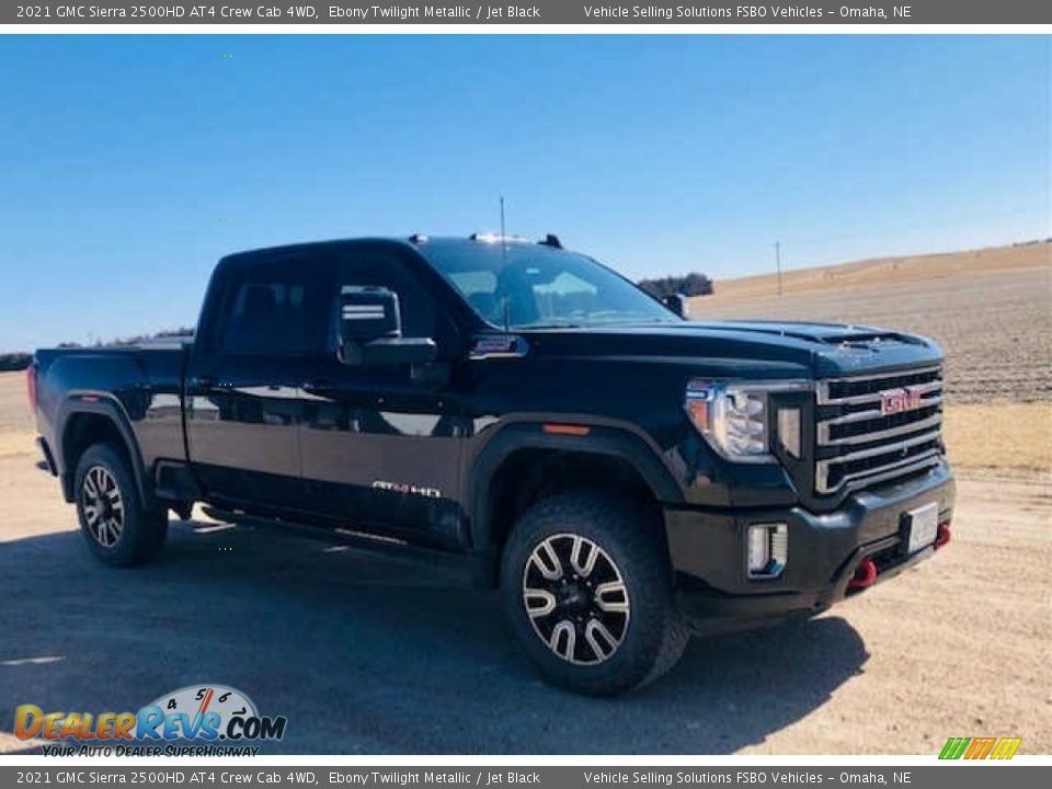 2021 GMC Sierra 2500HD AT4 Crew Cab 4WD Ebony Twilight Metallic / Jet Black Photo #1