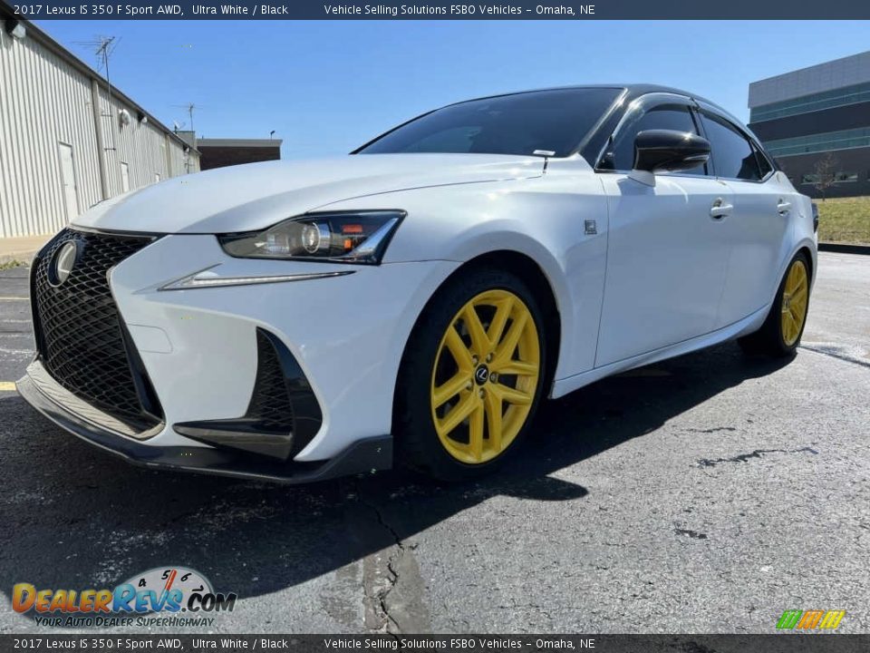 2017 Lexus IS 350 F Sport AWD Ultra White / Black Photo #1