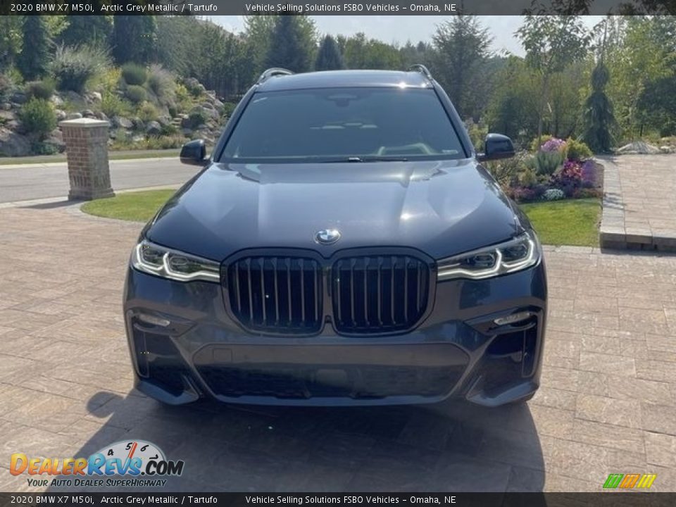 2020 BMW X7 M50i Arctic Grey Metallic / Tartufo Photo #2