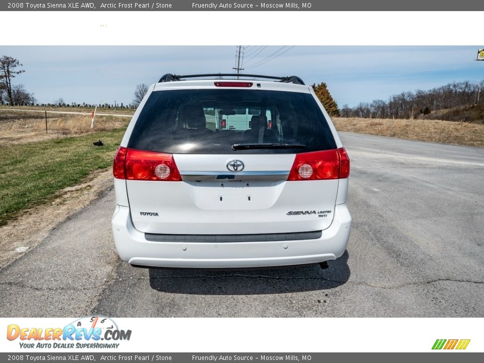 2008 Toyota Sienna XLE AWD Arctic Frost Pearl / Stone Photo #5