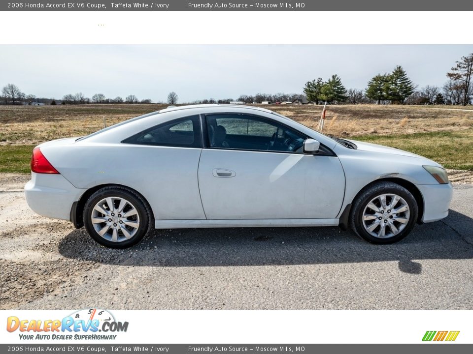 2006 Honda Accord EX V6 Coupe Taffeta White / Ivory Photo #3