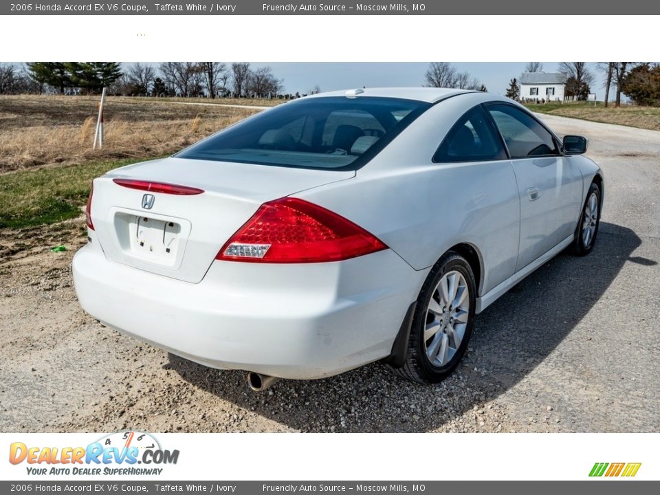 2006 Honda Accord EX V6 Coupe Taffeta White / Ivory Photo #4